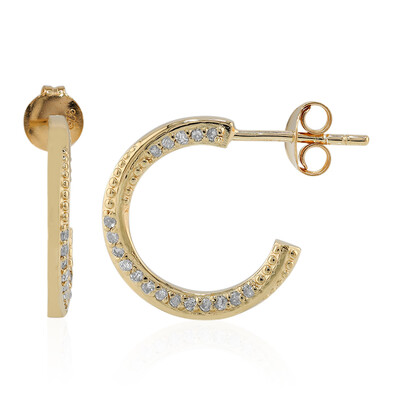 Orecchini in argento con Diamante I3 (I)