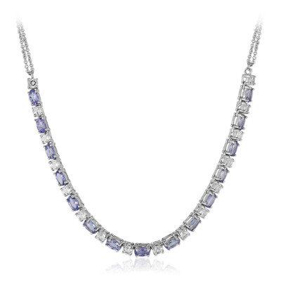 Collana in argento con Tanzanite