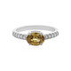 Anello in argento con Zircone Giallo