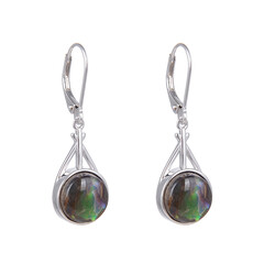 Orecchini in argento con Ammolite