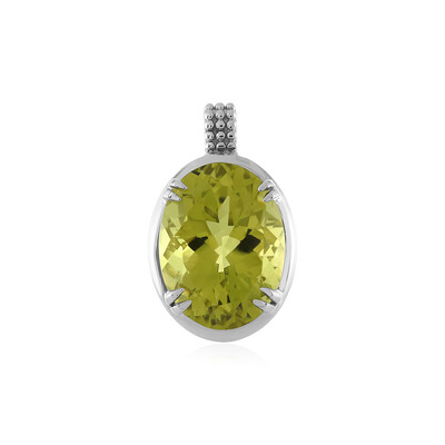 Ciondolo in argento con Quarzo Limone