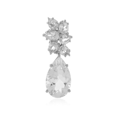 Ciondolo in argento con Quarzo Bianco
