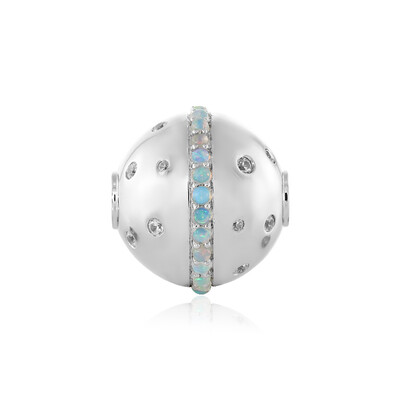 Ciondolo in argento con Opale di Welo (MONOSONO COLLECTION)