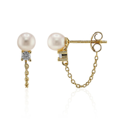 Orecchini in argento con Perla di Acqua Dolce