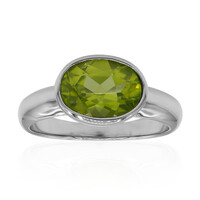 Anello in argento con Peridoto