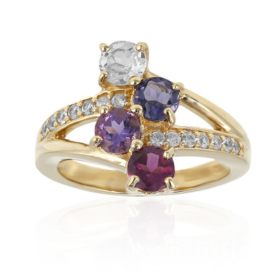 Anello in argento con Iolite
