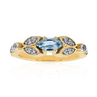 Anello in argento con Acquamarina Ofiki