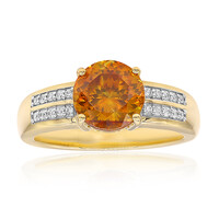 Anello in oro con Sfalerite