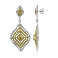 Orecchini in oro con Diamante Giallo SI2 (CIRARI)