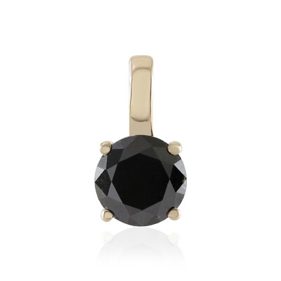 Ciondolo in oro con Diamante Nero