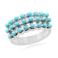 Anello in argento con Turchese Sleeping Beauty (Anne Bever)