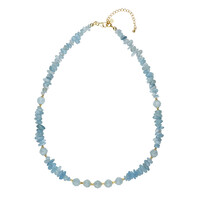 Collana in argento con Acquamarina