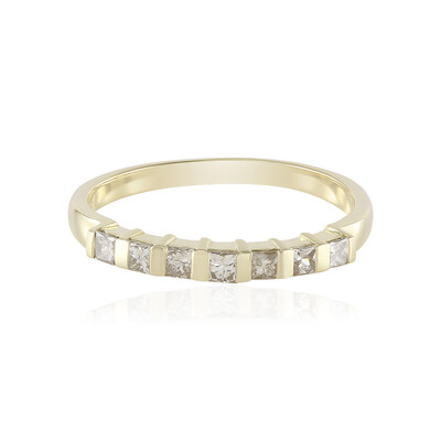 Anello in oro con Diamante Cioccolato I2