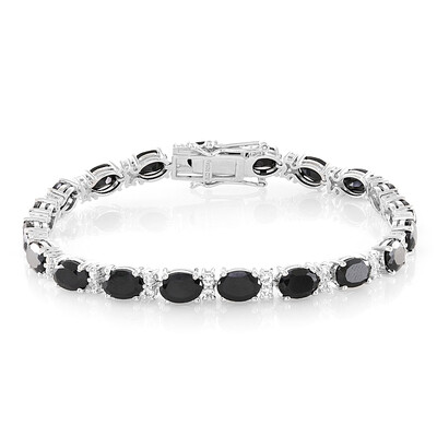 Bracciale in argento con Spinello Nero