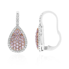 Orecchini in oro con Diamante Rosa SI1 (CIRARI)