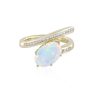 Anello in oro con Opale di Welo (de Melo)