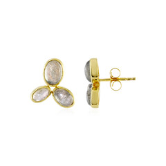 Orecchini in argento con Labradorite Verde Maniry (KM by Juwelo)