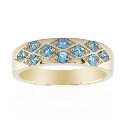 Anello in oro con Haüyne