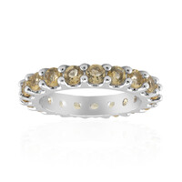 Anello in argento con Citrino