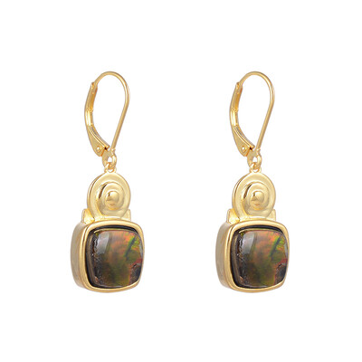 Orecchini in argento con Ammolite