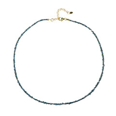 Collana in argento con Diamante Blu