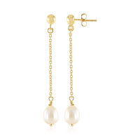 Orecchini in argento con Perla di Acqua Dolce