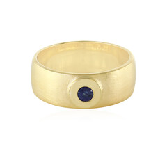 Anello in argento con Zaffiro Blu del Madagascar