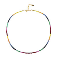 Collana in argento con Smeraldo Zambia