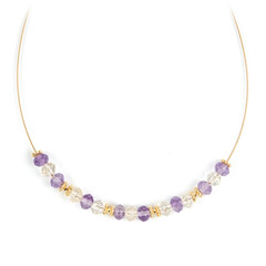Collana in argento con Ametrina