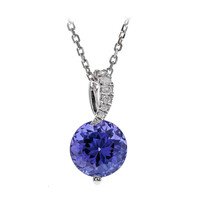 Collana in oro con Tanzanite AAA (CIRARI)