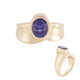 Anello in argento con Tanzanite