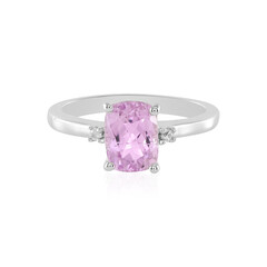 Anello in argento con Kunzite