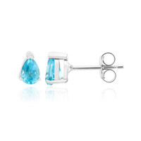 Orecchini in argento con Apatite Blu