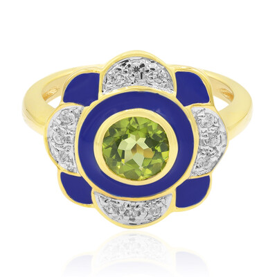 Anello in argento con Peridoto