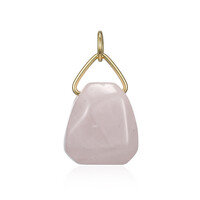 Ciondolo in argento con Quarzo Rosa