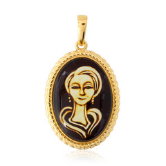 Ciondolo in argento con Ambra Baltica