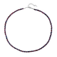 Collana in argento con Rubino