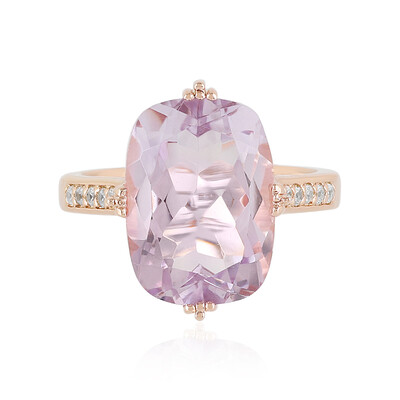 Anello in argento con Ametista Rose de France