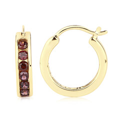Orecchini in argento con Rodolite