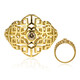 Anello in oro con Diamante Champagne I1 (Ornaments by de Melo)