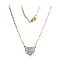 Collana in ottone con Diamante I3 (I) (Juwelo Style)