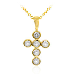 Collana in argento con Topazio Bianco