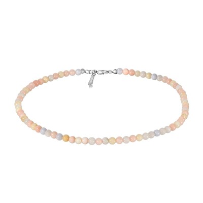 Collana in argento con Berillo Fancy