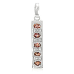 Ciondolo in argento con Zaffiro Cangiante (non riscaldato)