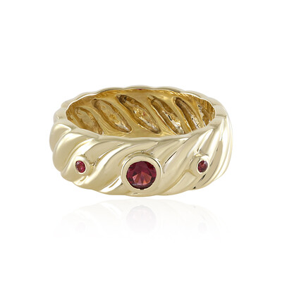 Anello in oro con Spinello Rosso (Adela Gold)