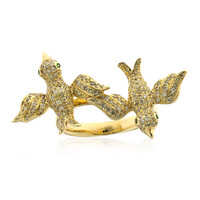 Anello in oro con Diamante Fancy SI2 (CIRARI)