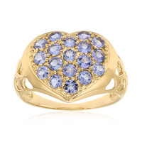 Anello in oro con Tanzanite