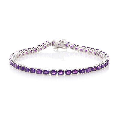 Bracciale in argento con Ametista Zambiana