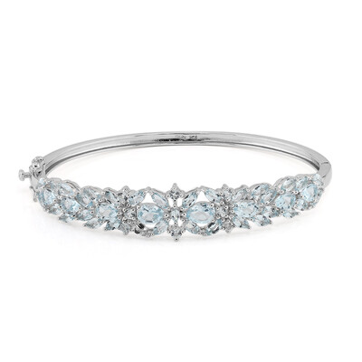 Bracciale in argento con Topazio Blu Cielo