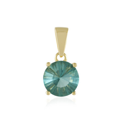 Ciondolo in argento con Fluorite Verde